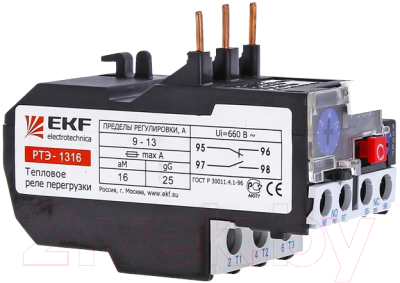 Реле тепловое EKF PROxima РТЭ-1314 7-10А / rel-1314-7-10 - фото