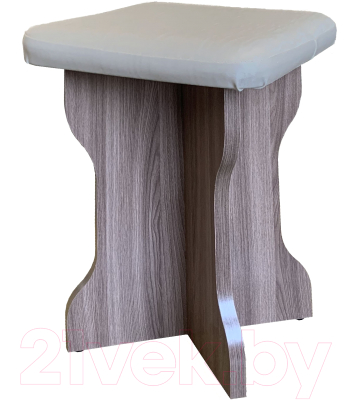 Обеденная группа Анмикс ЛДСП с кухонным уголком (ясень шимо темный/кожзам капучино)