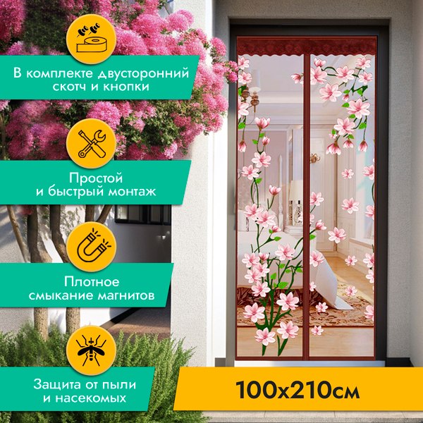 Москитная сетка на дверь Rosenberg R-400018