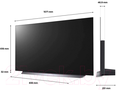 Телевизор LG OLED48C24LA