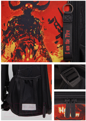 Школьный рюкзак Berlingo Expert Max Monster / RU06126