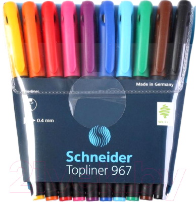 Набор капиллярных ручек Schneider Topliner 967 / 196790 - фото