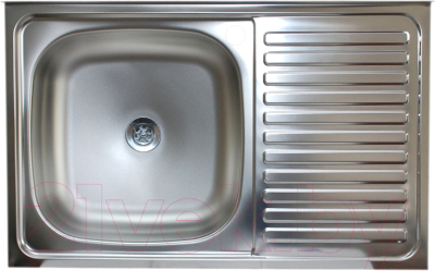 Мойка кухонная КромРус S-216 (чаша слева) - фото
