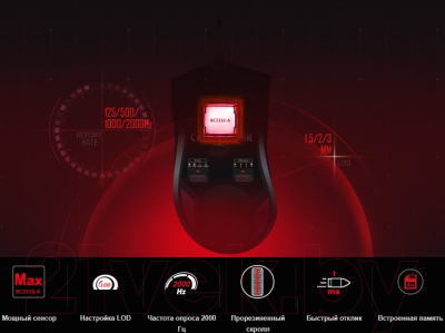 Мышь A4Tech Bloody W90 Max Panda 