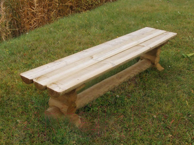 Скамья садовая Массив-Древ 2000x420xH440