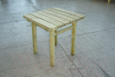 Стол садовый Массив-Древ 745x745x750