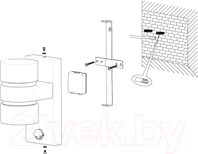 Бра уличное Eglo Atollari 96276