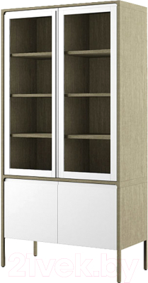 Шкаф с витриной Молодечномебель Хитроу D4 / ВМФ-1661 - фото