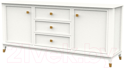 Тумба Молодечномебель Nevada B3D2 / ВМФ-1910 (дуб оксфорд) - фото