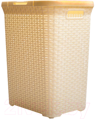 Корзина для белья Полимербыт Артлайн / 4349900 - фото