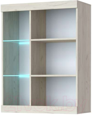 Шкаф навесной Памир Соната ВНС-800 (крафт белый/антрацит)