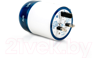 Адаптер питания сетевой Travel Blue USB Sliding Adaptor / 270_BLU