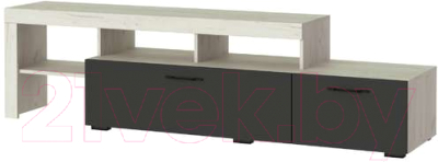 Тумба Памир Соната ТБС-2000 (крафт белый/антрацит) - фото