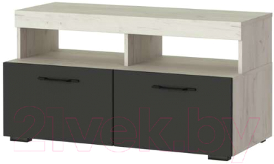 Тумба Памир Соната ТМС-1200 (крафт белый/антрацит) - фото