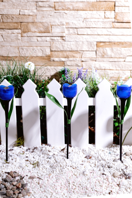 Светильник уличный Uniel Синий тюльпан USL-C-454/PT305 / UL-00004279