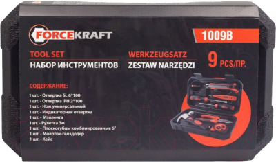 Универсальный набор инструментов ForceKraft FK-1009B