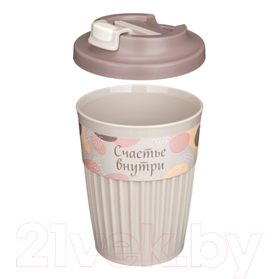 Многоразовый стакан Phibo Счастье 43327723451