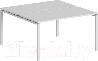 Письменный стол Norden 160x143.8x75 / SG.246.WH.63.WH (белый) - фото