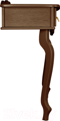 Консольный столик Мебелик Берже 6 (темно-коричневый)