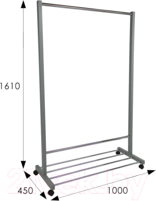 Стойка для одежды Мебелик Напольная В 35Н