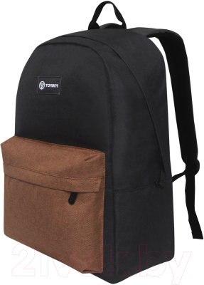 Рюкзак Torber Graffi / T8965-BLK-BRW (черный)