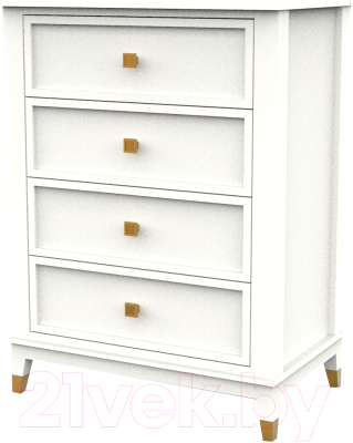 Комод Молодечномебель Nevada B4 / ВМФ-1903 (дуб оксфорд) - фото