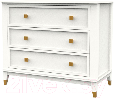 Комод Молодечномебель Nevada B3 / ВМФ-1927 (дуб оксфорд) - фото