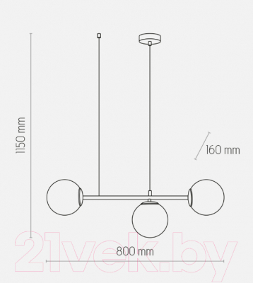 Потолочный светильник TK Lighting TKP6218