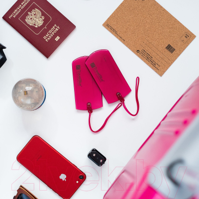 Багажная бирка Travel Blue Jelly ID Tag / 016_RED