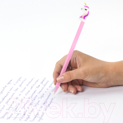 Ручка шариковая Юнландия Единорожка / 143806