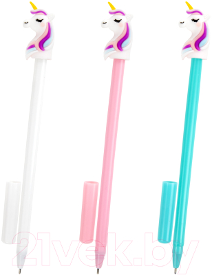 Ручка шариковая Юнландия Единорожка / 143806