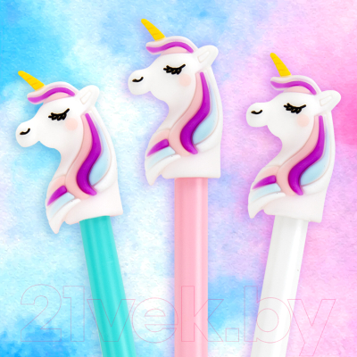 Ручка шариковая Юнландия Единорожка / 143806