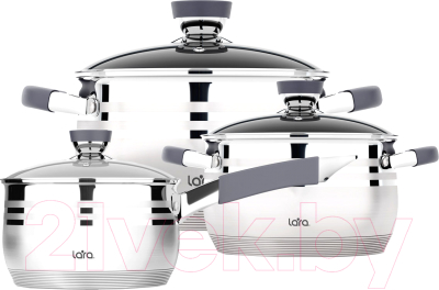 Набор кухонной посуды Lara Mercury LR02-122 - фото