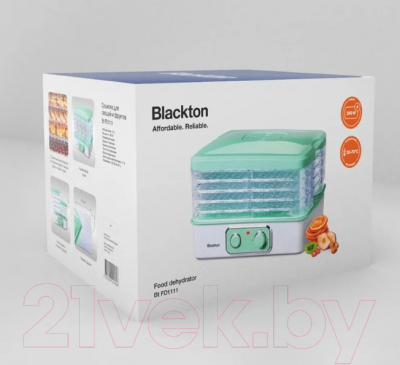 Сушилка для овощей и фруктов Blackton Bt FD1111 (белый/зеленый)