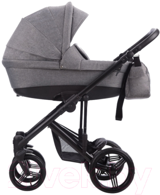 Детская универсальная коляска Bebetto Magnum Lux 2 в 1 черная рама - фото