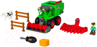 Игрушка-конструктор Nikko Farm Комбайн и аксессуары / 40082