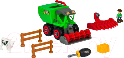 Игрушка-конструктор Nikko Farm Комбайн и аксессуары / 40082