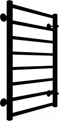 Полотенцесушитель водяной Terminus Вега П8 500x800 (с боковым подключением 60, RAL 9005 матовый) - фото