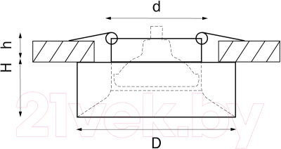 Точечный светильник Lightstar Levigo L01002721