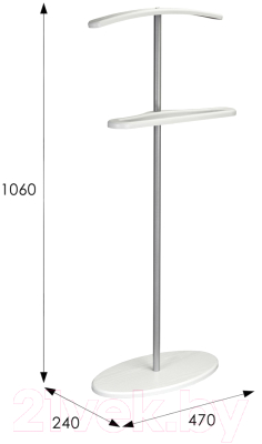 Стойка для одежды Мебелик Костюмная Дэви 3