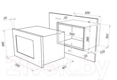 Микроволновая печь Akpo MEA 925 08 SEA02 BL