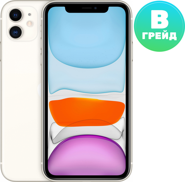 Смартфон восстановленный Apple iPhone 11 128GB Flip Грейд B - фото