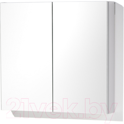 Шкаф с зеркалом для ванной Акваль Карина / ЕК.04.07.12.N - фото