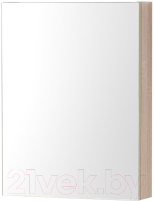 Шкаф с зеркалом для ванной Акваль Карина / ЕК.04.05.10.N - фото