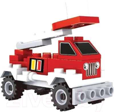 Конструктор Unicon Спасатели Машина с лестницей SL-7521А / 1035386 - фото