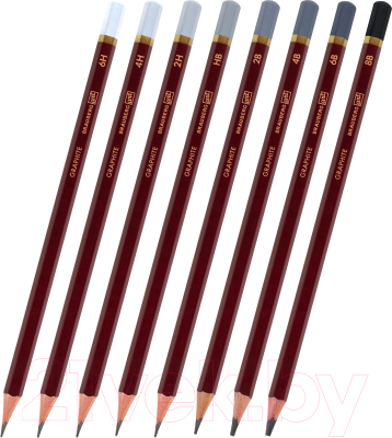 Набор простых карандашей Brauberg Art Premiere / 181892 - фото