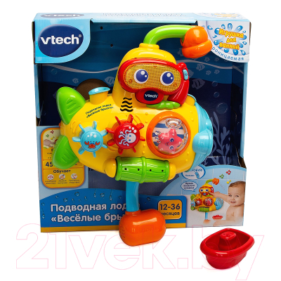 Игрушка для ванной Vtech Подводная лодка Веселые брызги / 80-516426