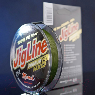 Леска плетеная Momoi JigLine Premium WX8 0.19мм / 402575