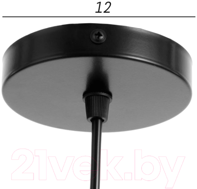 Потолочный светильник BayerLux 1955/1BK / 6712034