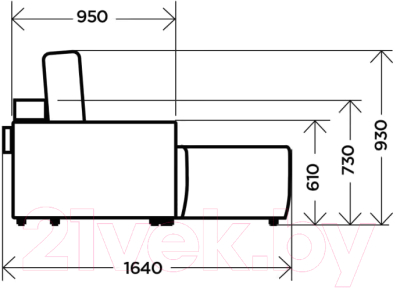 Диван П-образный Комфорт-S Марсель